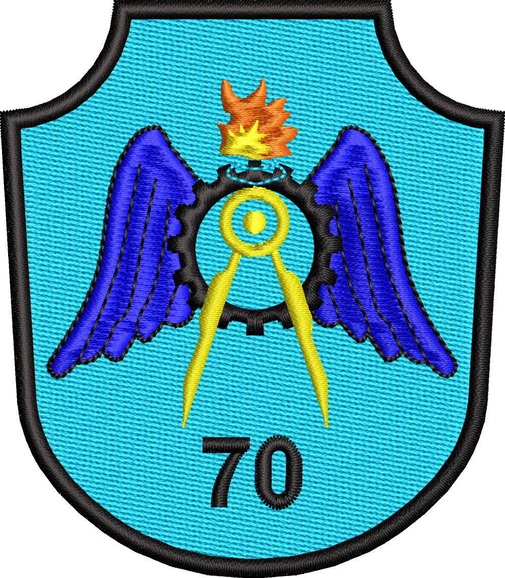 Emblema CENTRUL 70 GENIU AVIATIE